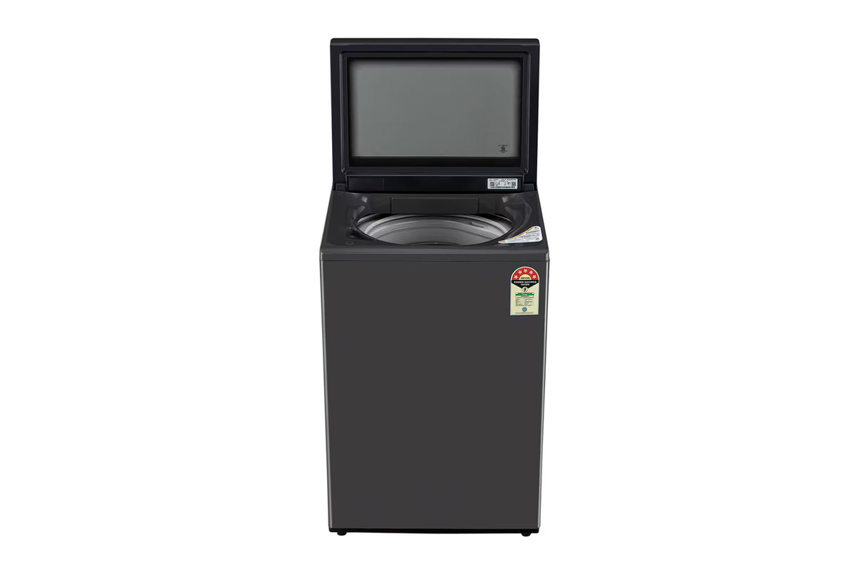 LG 8 kg 5 Star Top Load Washing Machine | T80KMMB3Z | Hard Water Wash, Middle Black