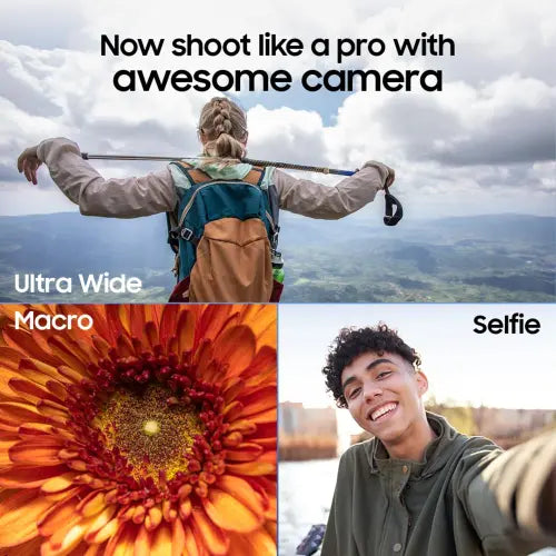 Samsung Galaxy A17 5G (8+256GB) 6.7 inch Super AMOLED Display | 50MP Triple Camera | 5000mAh Battery | Exynos 1330 Processor | IP54 Water-Dust Resistance | Android 15 One UI 7.0 | Black