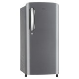 LG 185L 3 Star Direct Cool Single Door Refrigerator with Smart Inverter Compressor (GLD1936YAPZ, Shiny Steel) – 2026 Model