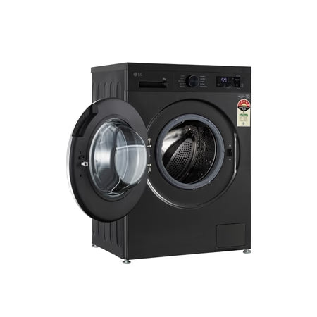 LG 9 kg Front Load, Inverter Direct Drive, 6 Motion DD, WiFi Enabled, Steam, Platinum Black, 5 Star (FHB1209Z4B)