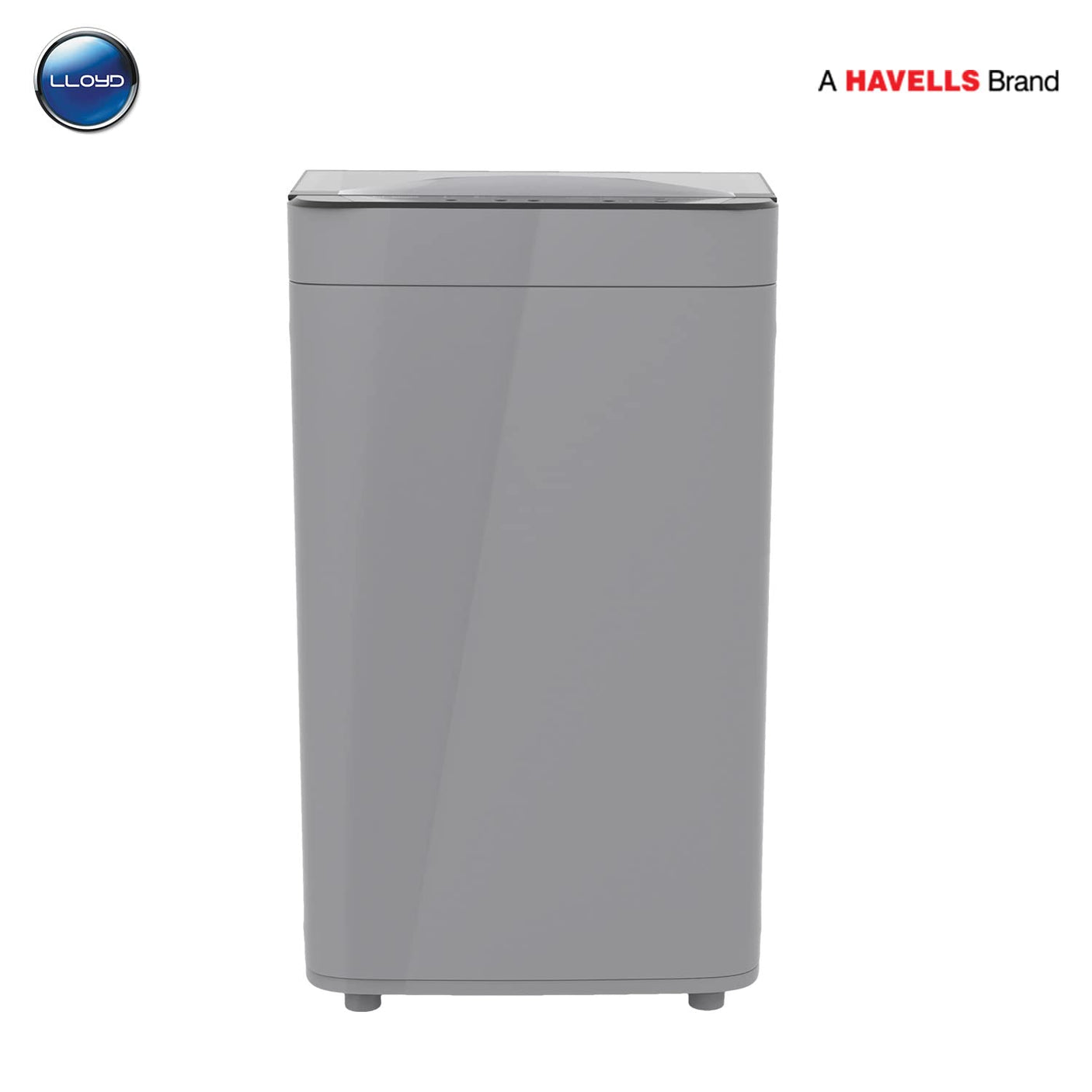 Havells-Lloyd 7.0 Kg Fully Automatic Top Load Washing Machine GLWMT70GLGAM, Light Grey, Toughened Glass Lids, Free 1 Year Extended warranty