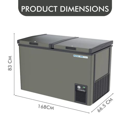 Voltas 405 Ltrs Double Door Deep Freezer CVF405DA4-P-AL