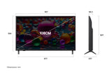 LG 55UA82506LA 139 cm (55) 4K UHD AI Smart TV with α7 AI Processor Gen8, Filmmaker Mode with Dolby Atmos, 2025