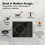 Havells GLO TC22 2000W Infrared Cooktop: Works With All Cookware, Preset Menus, Auto Shut-Off