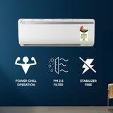 Daikin 1 Ton 2 Star Inverter Split AC (FTQ35XV16WBA) – Copper Condenser, PM 2.5 Filter, Stabilizer-Free Operation