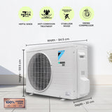 Daikin 1.5 Ton 3 Star Inverter Split AC | Copper Condenser | PM 2.5 & Apatite Filter | Model ATKL50UV16VAF | White