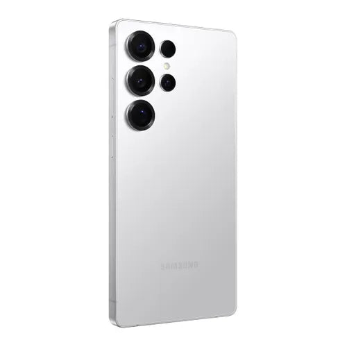 Samsung Galaxy S25 Ultra 5G Smartphone, 12GB RAM, 256GB Internal Storage, Titanium Whitesilver, Professional Camera System, Intelligent AI Features, 5G Connectivity & Premium Titanium Build