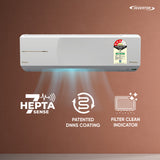 1.5 Ton 3 Star Inverter Split AC – Dew Clean, 3D Airflow, Triple Display | FTHT50XV16VAA