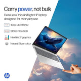 HP 15 fd0682TU Laptop (Intel Core 5 120U, 16GB RAM, 512GB SSD, 15.6” FHD Display, Windows 11 | MS Office 2024, Silver)