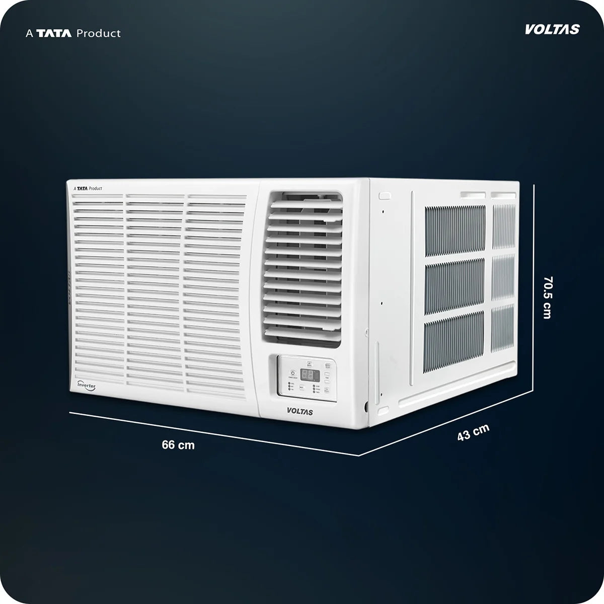 1.5 Ton 2 Star Window AC 182FS Elite – Powerful Cooling, Copper Condenser, Energy Efficient Performance, White