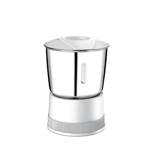 Bajaj JX20 Juicer Mixer Grinder, 500W Motor, 3 Stainless Steel Jars, 18,000 RPM Speed, White/Pink