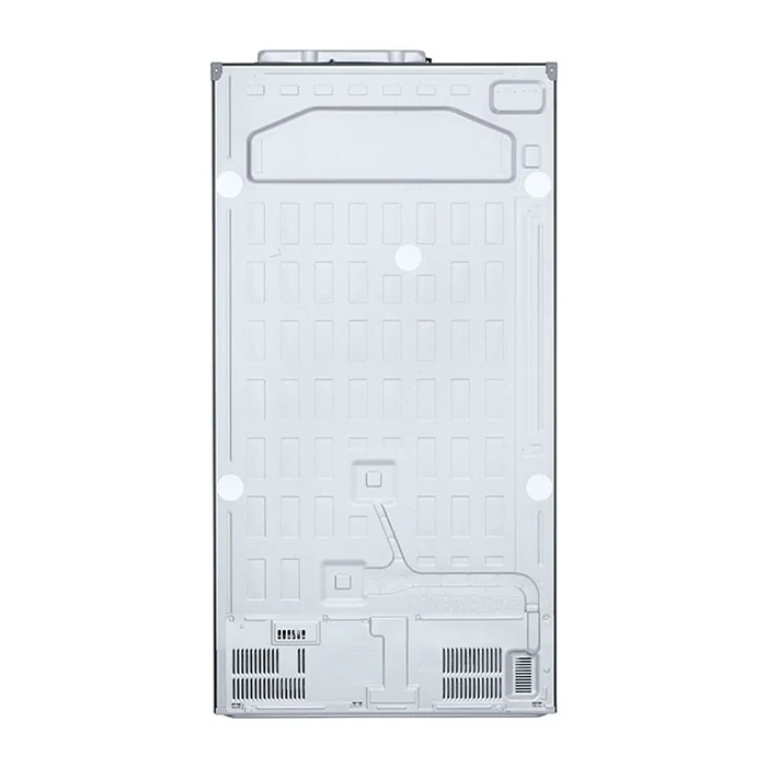 LG 650L Convertible Side-by-Side Refrigerator (Black Mirror Glass) GL ...