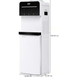 Haier 3.35 L HWD-3MPFMR Pro Series Hot, Cold, Normal with Digital Display Anti-Rodent Child Lock Safety Anti Corrosive Cooling Cabinet, Floor Standing Bottled Water Dispenser (Black & White)