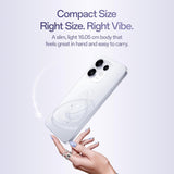 Oppo Reno 16 5G 8GB/256GB | Snapdragon 7 Gen 4, 50MP Triple Camera, 6.83" AMOLED, IP68+IP69, Sunset White