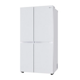 Best Side-by-Side Refrigerator: LG 650L - Convertible, Linen White