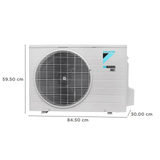 Daikin FTHT60XV16UAA 1.8 Ton 3 Star Hot & Cold Inverter Split AC with Copper Condenser & PM 1.0 Filter – All Season AC