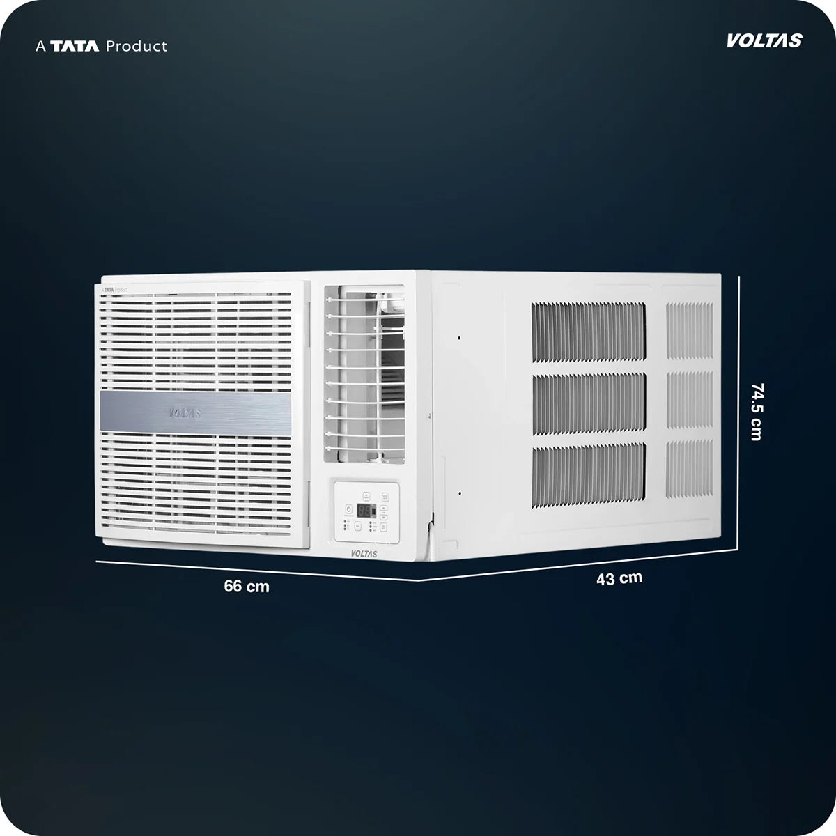 Voltas Pearl 1.5 Ton 3 Star Inverter Window Air Conditioner (Model: 183INV) | Fast Cooling Performance | Energy Efficient | Copper Condenser | Low Noise Operation | 2026 Model