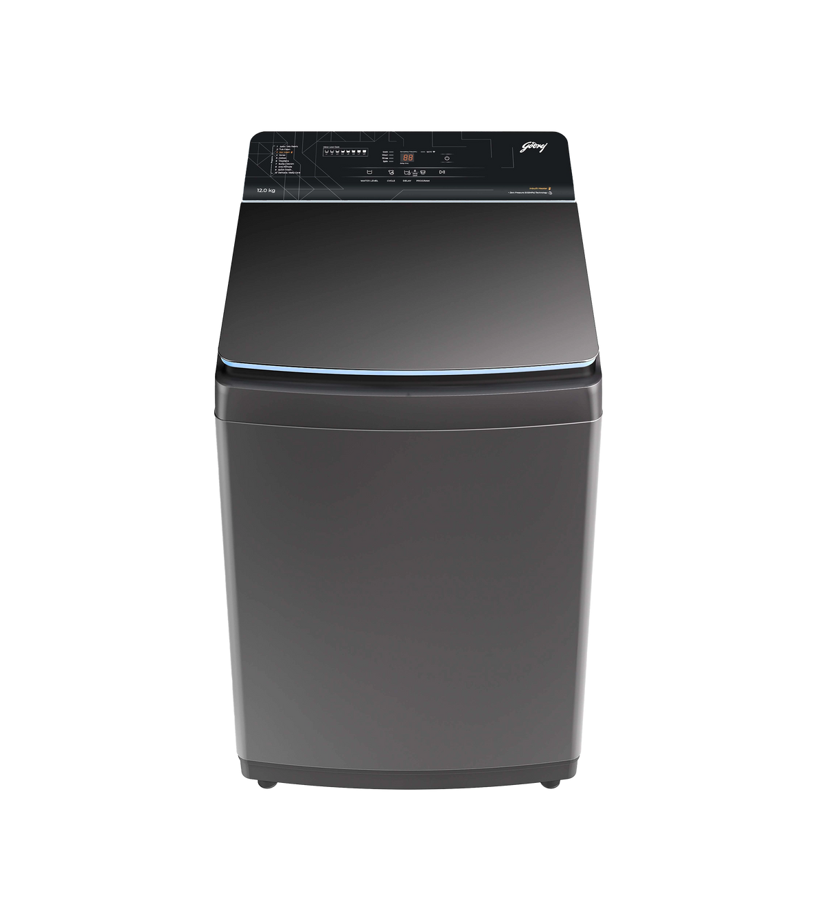 Godrej WTEON RHN 10 Kg Fully Automatic Top Load Washing Machine | AI Smart Wash, 5 Star, Glacial Grey