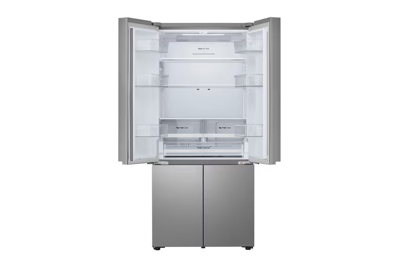 LG 610L French Door Refrigerator, GV-B25FFLMB ,Fresh Converter+, Wi-Fi Convertible, DoorCooling+™, Prime Silver Finish, 3 Star