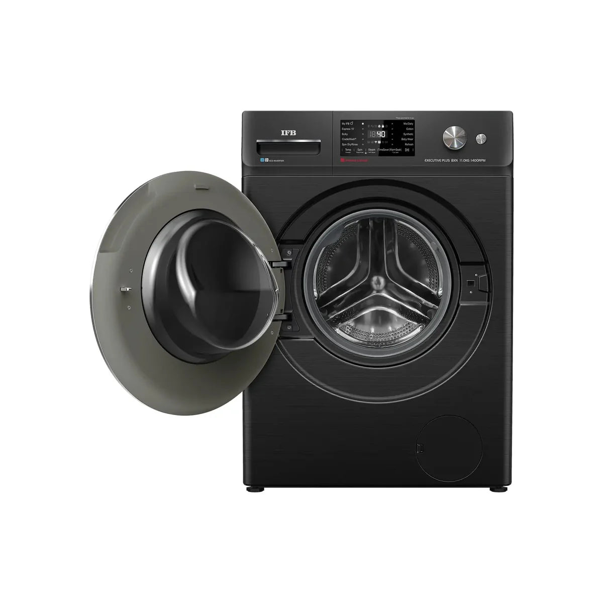 IFB 11 kg 5 Star Wi-Fi Inverter Fully Automatic Front Load Washing Machine (Executive Plus BXN 1114KH, AI Technology, Black )