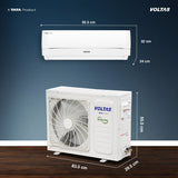 Voltas Vectra Zenith 1.5 Ton 3 Star Inverter Split Air Conditioner (Model: 183INVHC) | High Ambient Cooling up to 52°C | Turbo Cooling | Energy Efficient | Copper Condenser | Smart Cooling Technology | 2026 Model