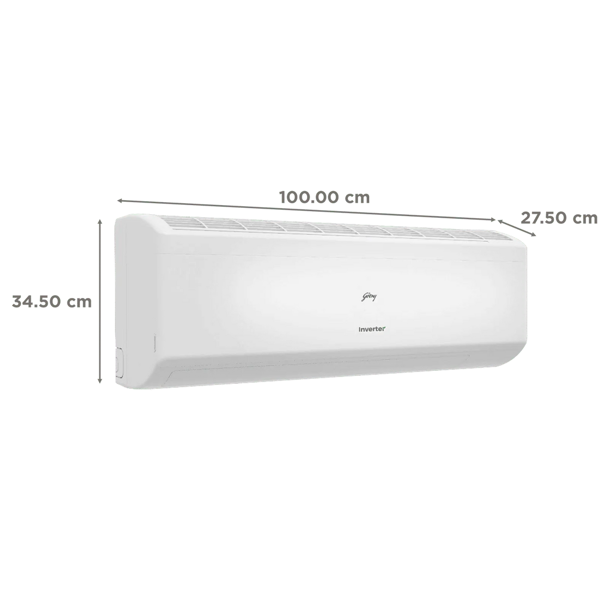 Godrej WZR Convertible 1.5 Ton 5 Star Inverter Split AC with I-Sense Technology  Copper Condenser, SIC 18ITC5 WZR)