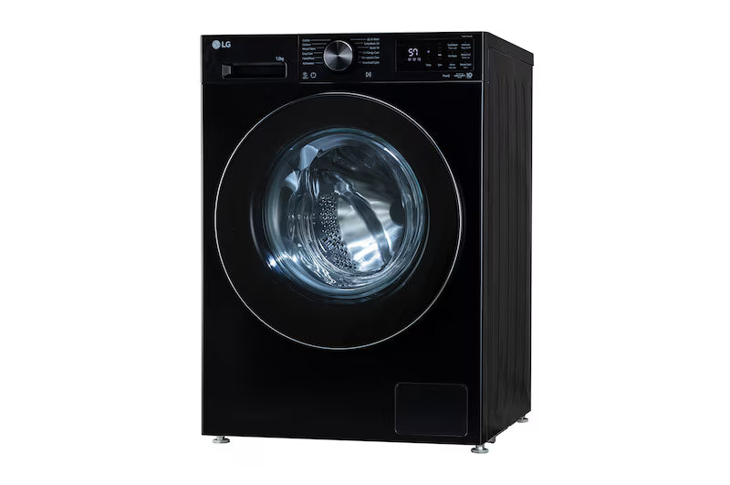 LG 12 KG Front Load Washing Machine | AI Direct Drive™ | Steam | 5 Star | Onyx Black | Model FX1412N5O