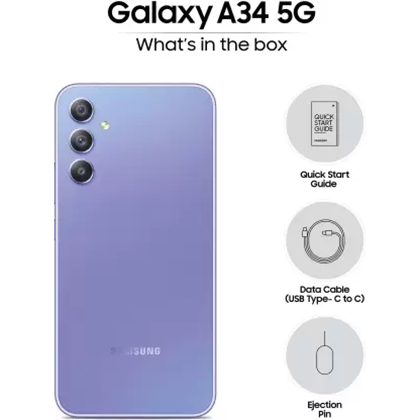 Android Phone: SAMSUNG Galaxy A34 5G - A feature-rich Android smartphone.