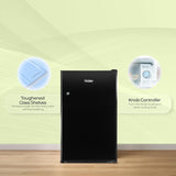 Haier HRD-1252KSA Single Door 100L Refrigerator with Lock & Key and Chiller Freezer Compartment