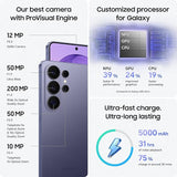 Samsung Galaxy S26 Ultra 5G (12GB RAM, 256GB Storage, Black) – 200MP Camera, Snapdragon 8 Elite Gen 5, 5000mAh Battery