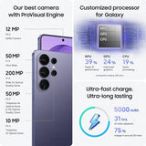 Samsung Galaxy S26 Ultra 5G (Cobalt Violet, 12GB RAM, 256GB Storage) | 200MP Camera & Snapdragon 8 Elite Gen 5