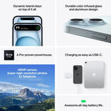 Apple iPhone 15 (128 GB Storage, Blue) – A16 Bionic Chip, 48MP Camera & Dynamic Island