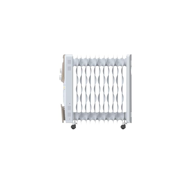 Bajaj Vienna 13 Fins Oil Filled Radiator 2900 Watts (260096), Multicolor