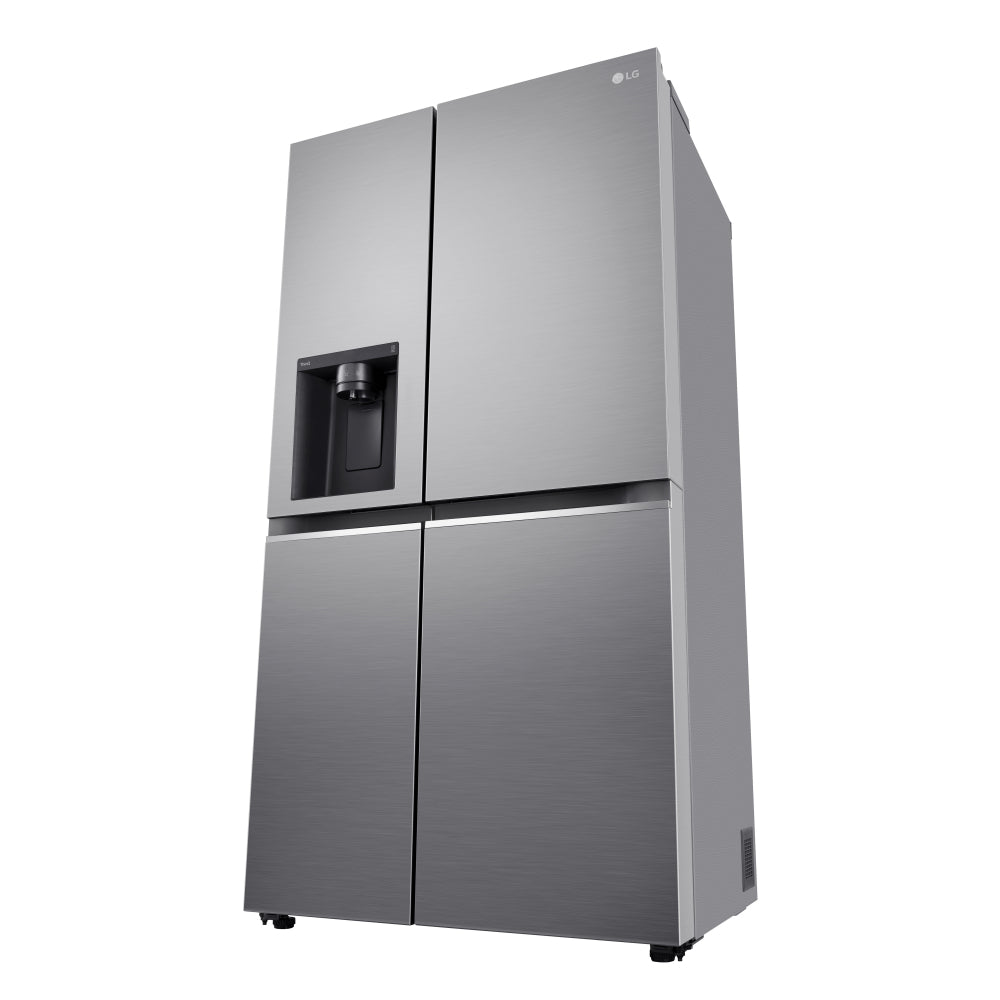 LG 630 L 3 Star Frost Free Side by Side Refrigerator, Shiny Steel, L257CPZ3