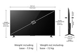 TCL 43 Inch (108 cm) 4K Ultra HD Smart LED Google TV 43P6L, HDR10, Dolby Audio, Chromecast Built-in, Google Assistant