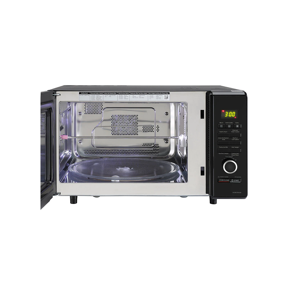 LG 28L Charcoal Convection Microwave Black Rotisserie 2023 MW