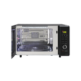 LG Microwave: 28L Charcoal Convection, Black, Rotisserie - Superior Home Appliance