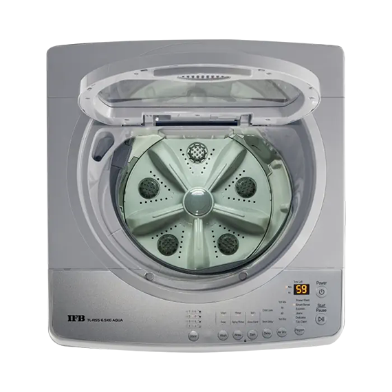 Efficient and stylish: IFB 6.5 kg Aqua Top Load - Light Grey, 720 rpm.