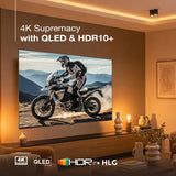 Sansui 127 cm (50 Inch) 4K Ultra HD QLED Smart Google TV JSW50UG23Q | Dolby Vision, HDR10+ & HLG | MEMC & HSR 120Hz | Dolby Atmos | Screen Sharing | Google Assistant | Bezel-Less LED TV
