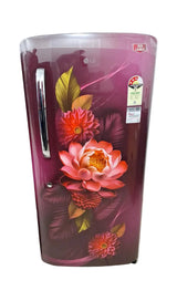 LG GLD1936YARW 185L 3-Star Direct Cool Single Door Refrigerator – Fast Ice Making, Toughened Glass Shelves, Red Waterlily (2026 Model)
