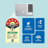 Blue Star 1.5 Ton 5 Star Inverter Window AC | Copper Coil | Multi Sensors | Blue Fins Protection | WIA518LXU