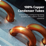 Voltas 1 Ton 2 Star Window AC (122FS Platina) | 3150W Cooling | 100% Copper | Anti-Dust Filter | High Ambient Cooling 48°C