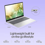 HP 15 (fd0582TU) | 13th Gen Intel i3-1315U | 8GB DDR4 | 512GB SSD | 15.6" FHD Anti-Glare Micro-Edge | Win 11 | Microsoft 365 + Office 2024 | FHD Camera | Backlit | 1.59kg