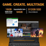 ASUS TUF A15 FA506NCQ Gaming Laptop (2026) | Ryzen 7 170, RTX 3050 4GB, 16GB RAM, 512GB SSD, 15.6” FHD Display, Win 11 + Office
