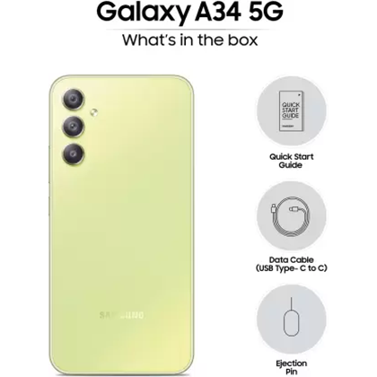 Android Phone: SAMSUNG Galaxy A34 5G - A feature-rich Android smartphone.