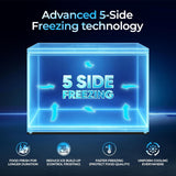 Haier HFC-500DPW5 White Deep Freezer – 439L Capacity, 5 Side Cooling & Energy Efficient Design