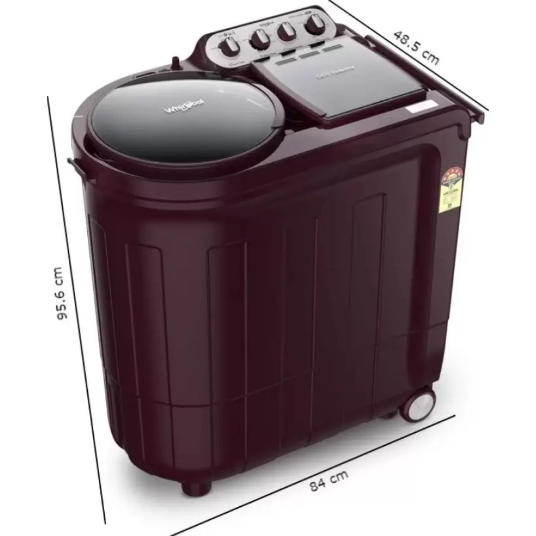 Whirlpool 7.5Kg Ace Super Soak Wine Dazzle Semi Automatic Top Load Washing Machine (Wine Dazzle) (30274)