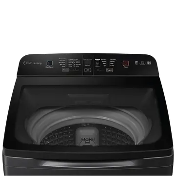 Home Appliance - Haier 9 kg Washer, Dark Jade Silver, blending efficiency with modern design.