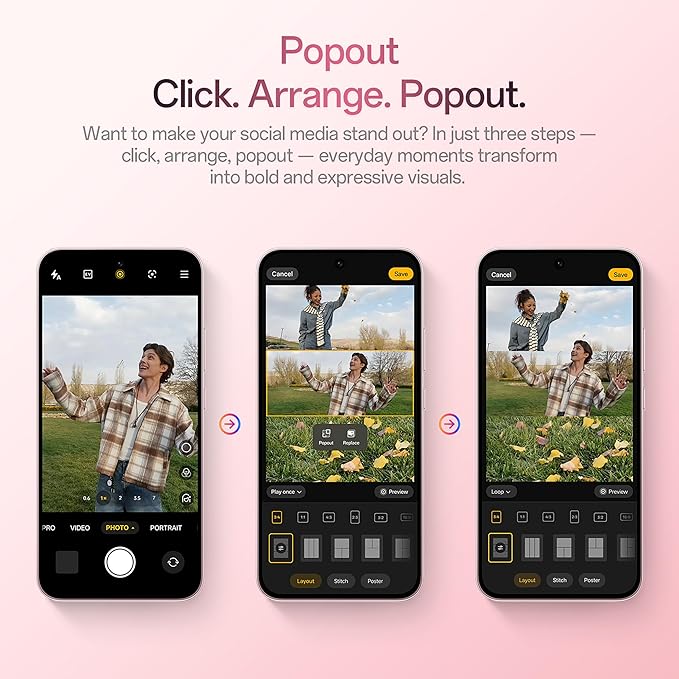 Oppo Reno15C 5G (Afterglow Pink, 8GB RAM, 256GB Storage) – AI Camera, 120Hz Display & Fast 5G Performance