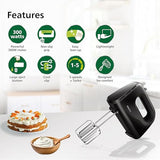 Philips HR3720/10 300 Watt Lightweight Hand Mixer, Blender with 5 speed control settings, stainless steel accessories and 2 years warranty with 2 Attachments (Non-slip Grip)